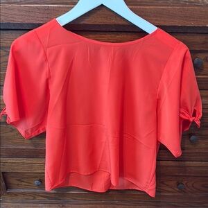 Elegant Coral Women's Top
